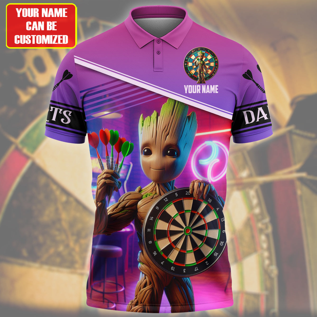 Personalized Name Baby Gr Darts All Over Printed Unisex Shirt Q010401