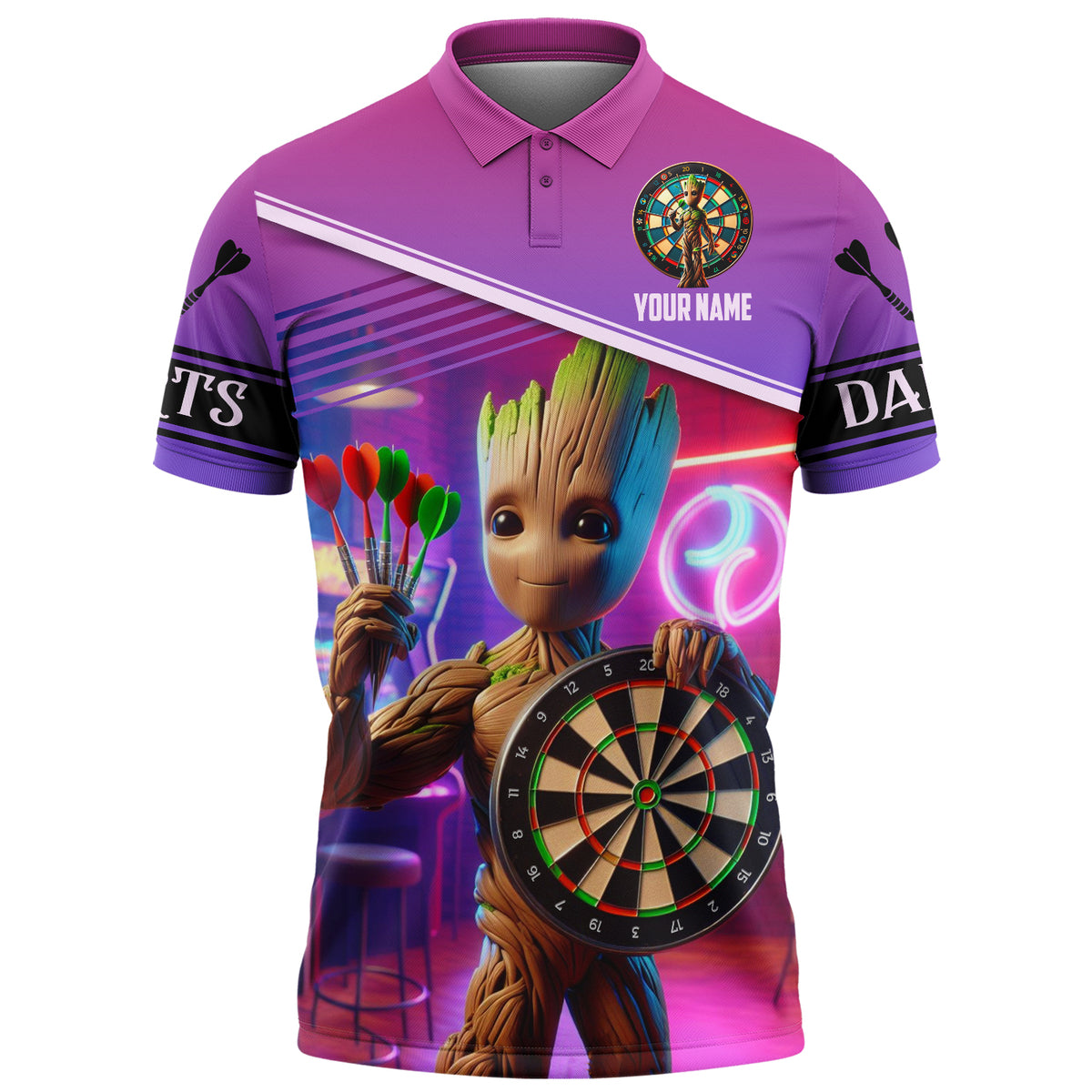 Personalized Name Baby Gr Darts All Over Printed Unisex Shirt Q010401