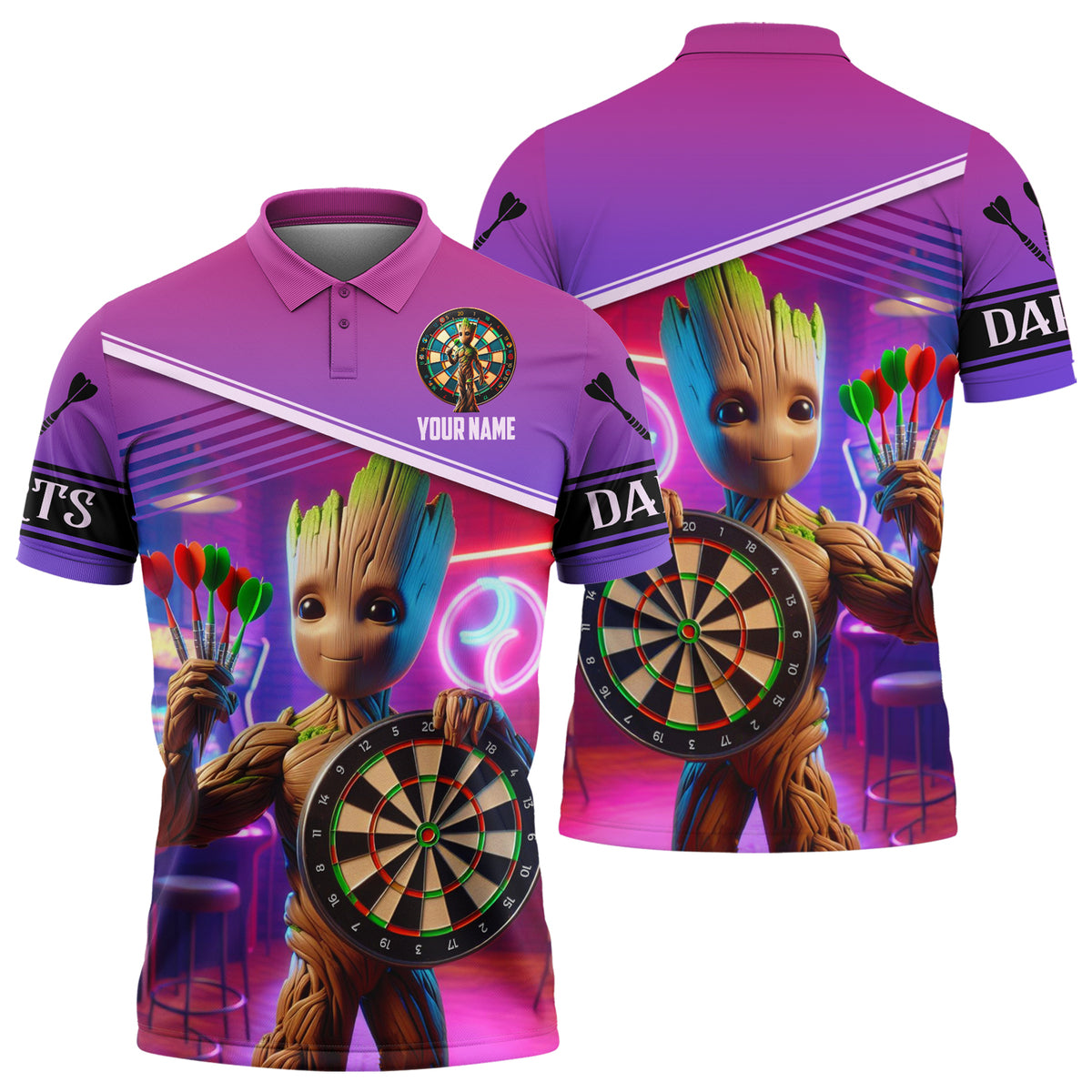 Personalized Name Baby Gr Darts All Over Printed Unisex Shirt Q010401