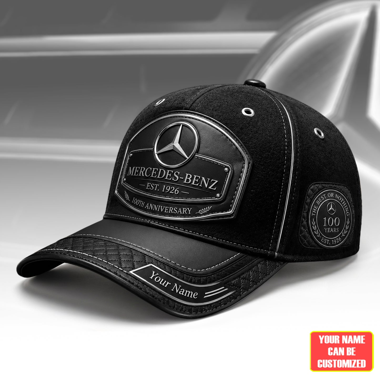 Personalized Merc Leather Vintage 100th Anniversary Classic Cap V2 (1926-2026)