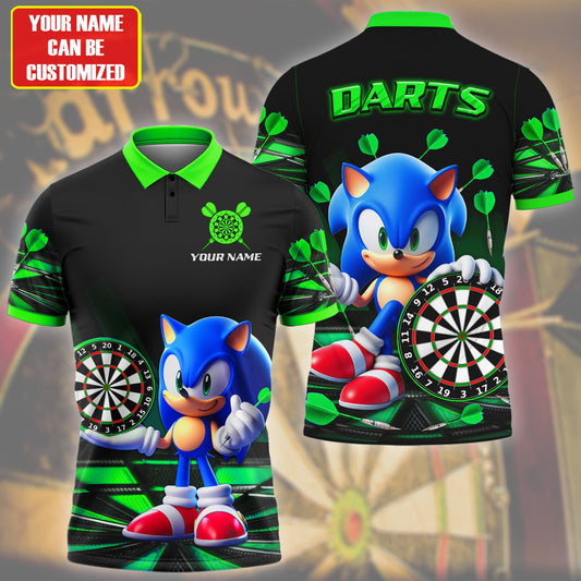 Personalized Name Sn Darts Green Version All Over Printed Unisex Shirt Q030210