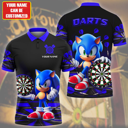 Personalized Name Sn Darts Blue Version All Over Printed Unisex Shirt Q030210