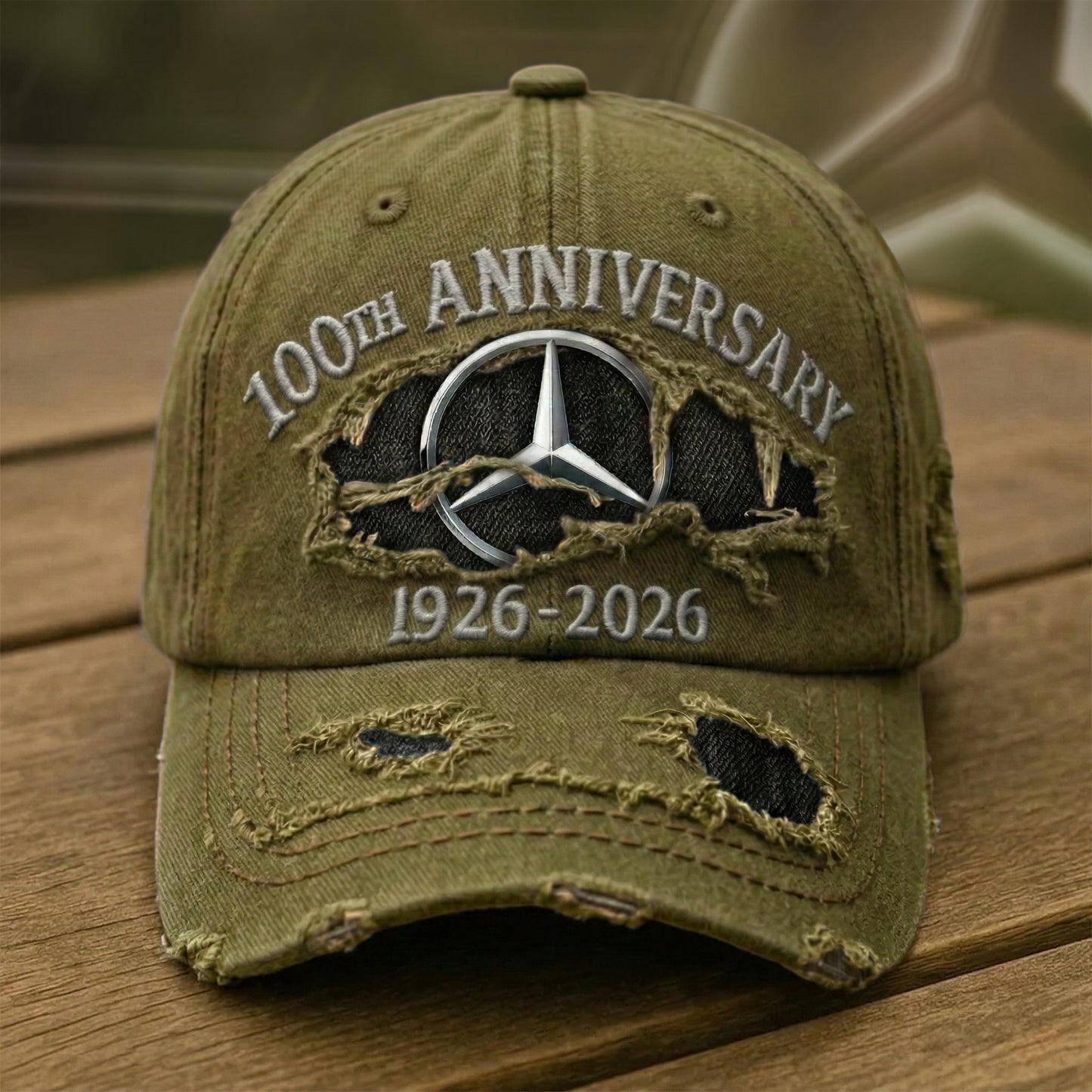 Merc 100th Anniversary Multicolor Denim Cap