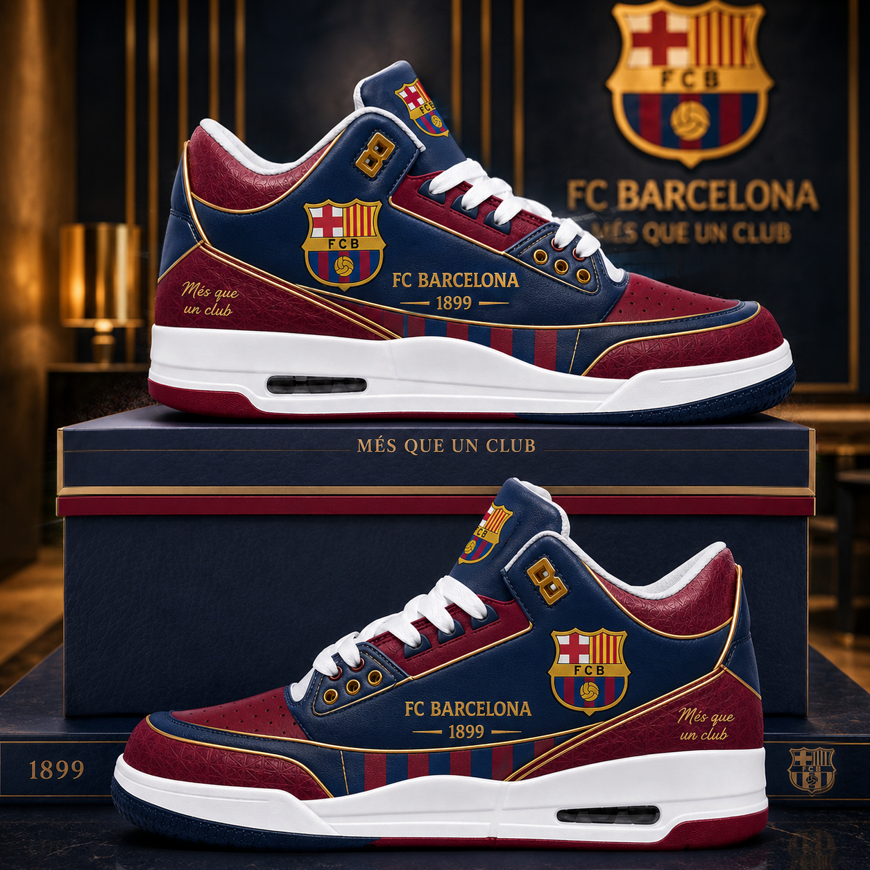 Barca FC AJ3 2026 Custom Sneaker