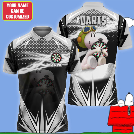 Personalized Name SnP Darts Black Version All Over Printed Unisex Shirt Q030807