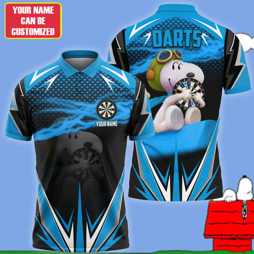 Personalized Name SnP Darts Teal Version All Over Printed Unisex Shirt Q03080