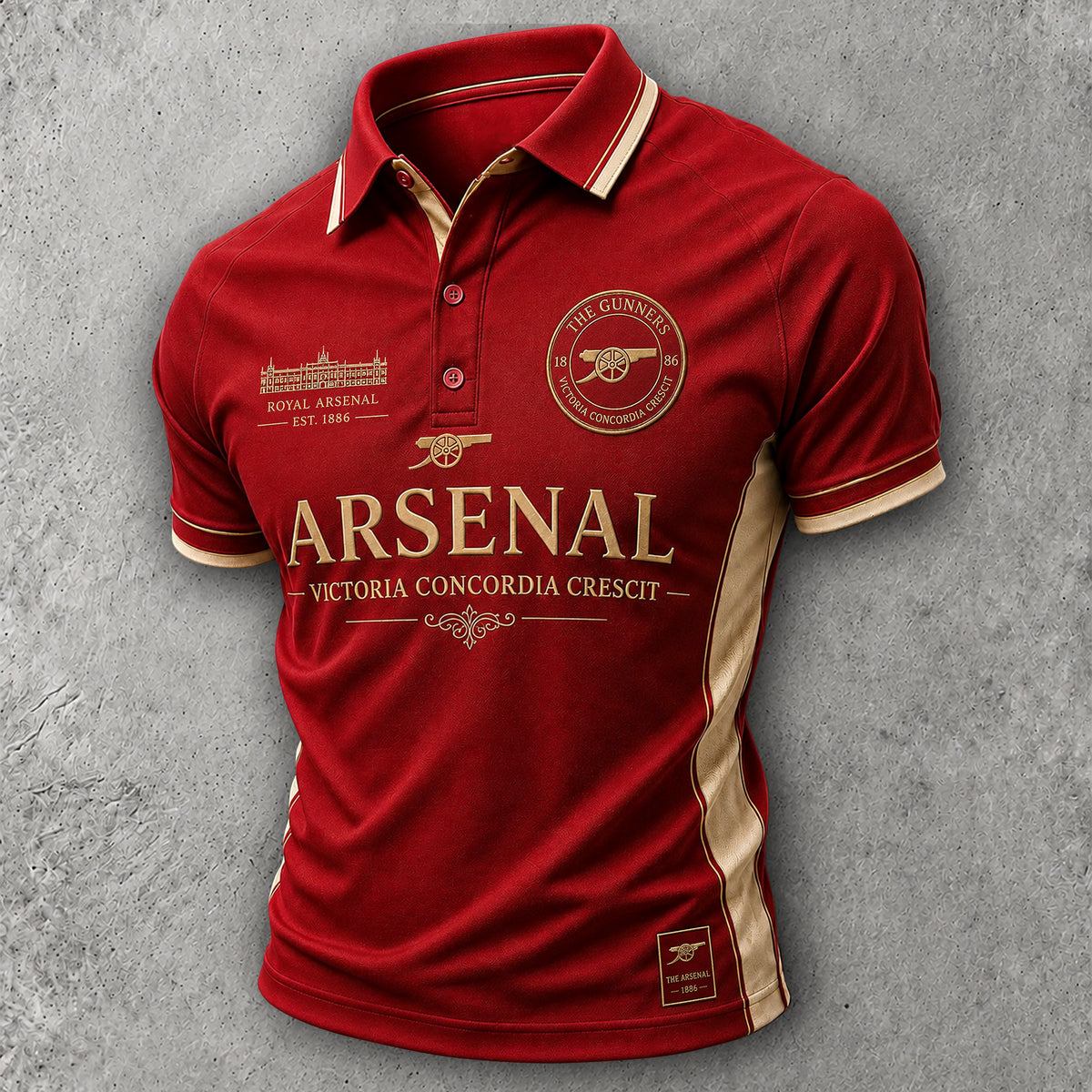 Personalized Arsenal Royal 2026 Polo Shirt (1886-2026)