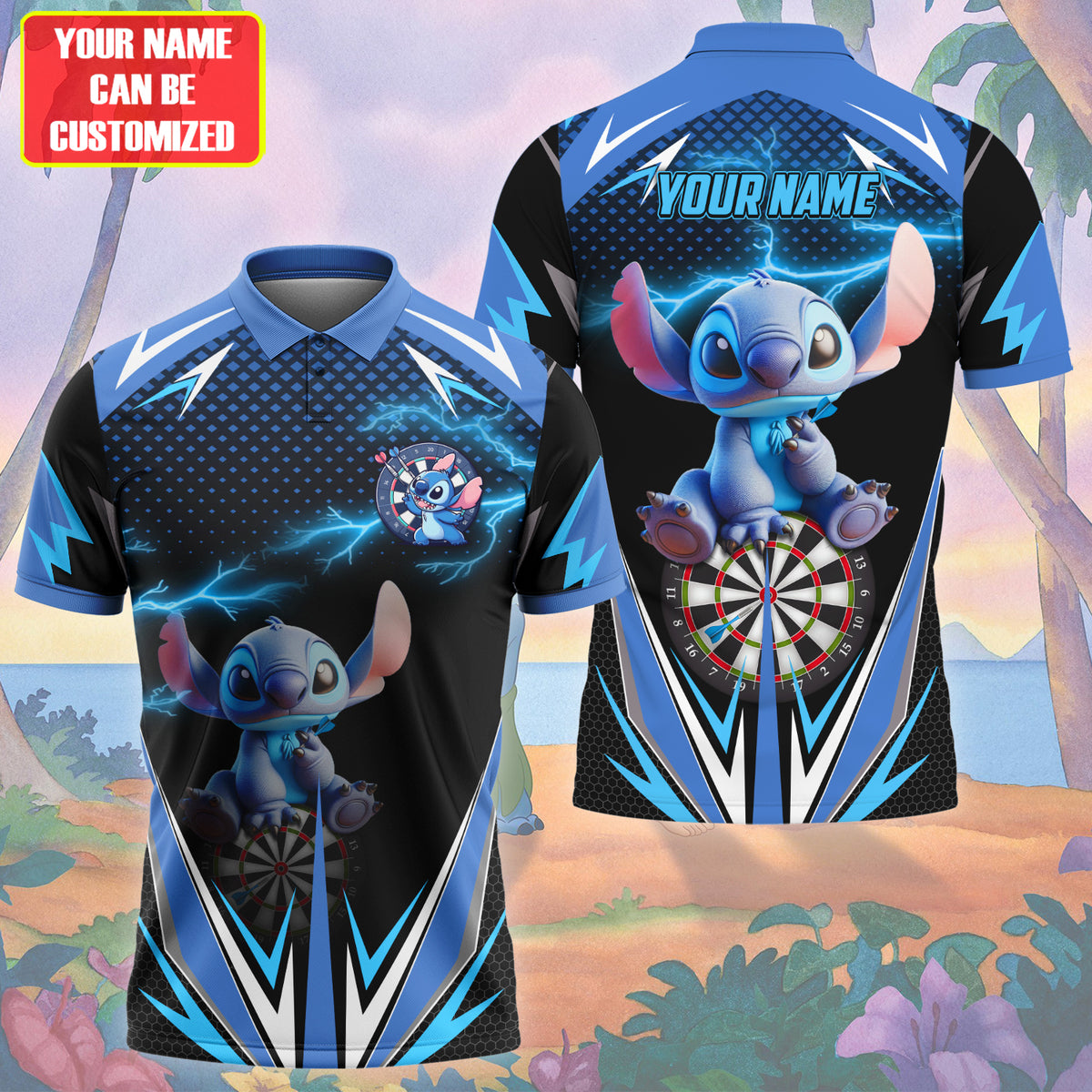 Personalized Name St Darts Q5 All Over Printed Unisex Shirt Q040703