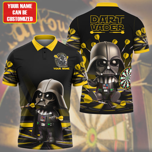 Personalized Name Dart Vader Q2 Yellow Version All Over Printed Unisex Shirt Q040705