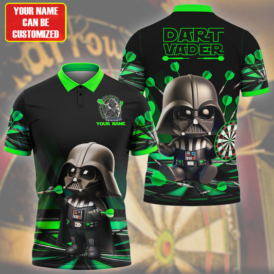 Personalized Name Dart Vader Q2 Green Version All Over Printed Unisex Shirt Q040705