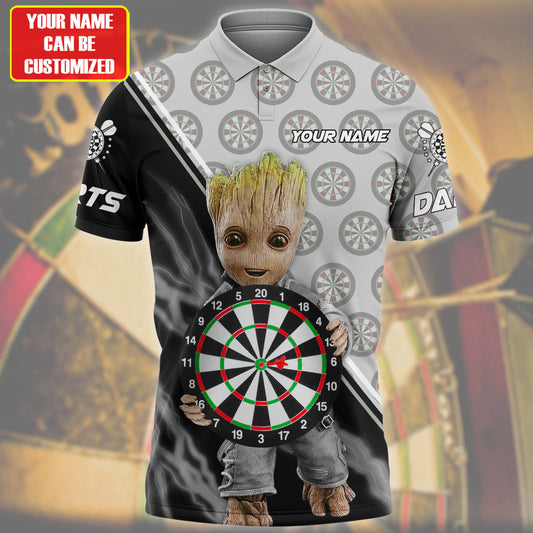 Personalized Name Black Gr Darts All Over Printed Unisex Shirt Q040804