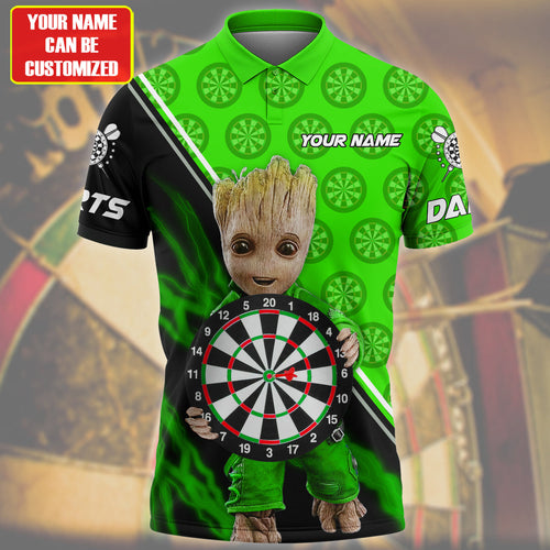 Personalized Name Green Gr Darts All Over Printed Unisex Shirt Q040804