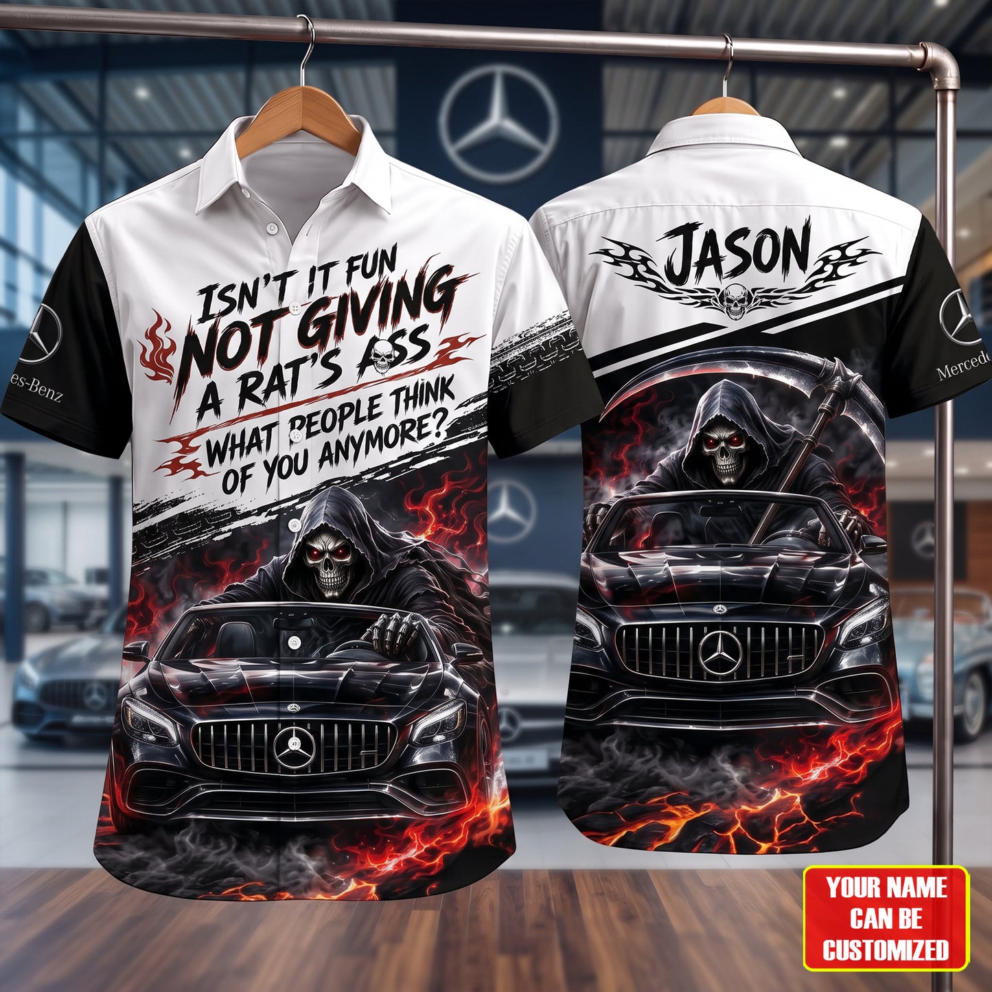 Rough Badass Merc Hawaiian Shirt - Personalized Gifts For Lover
