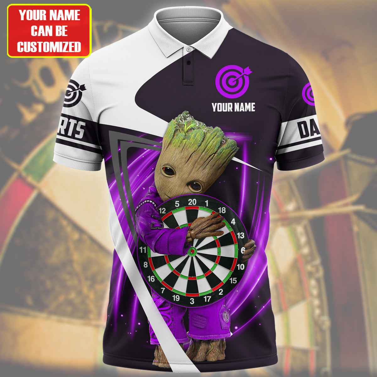Personalized Name Gr Darts Q4 Purple Version All Over Printed Unisex Shirt Q050301