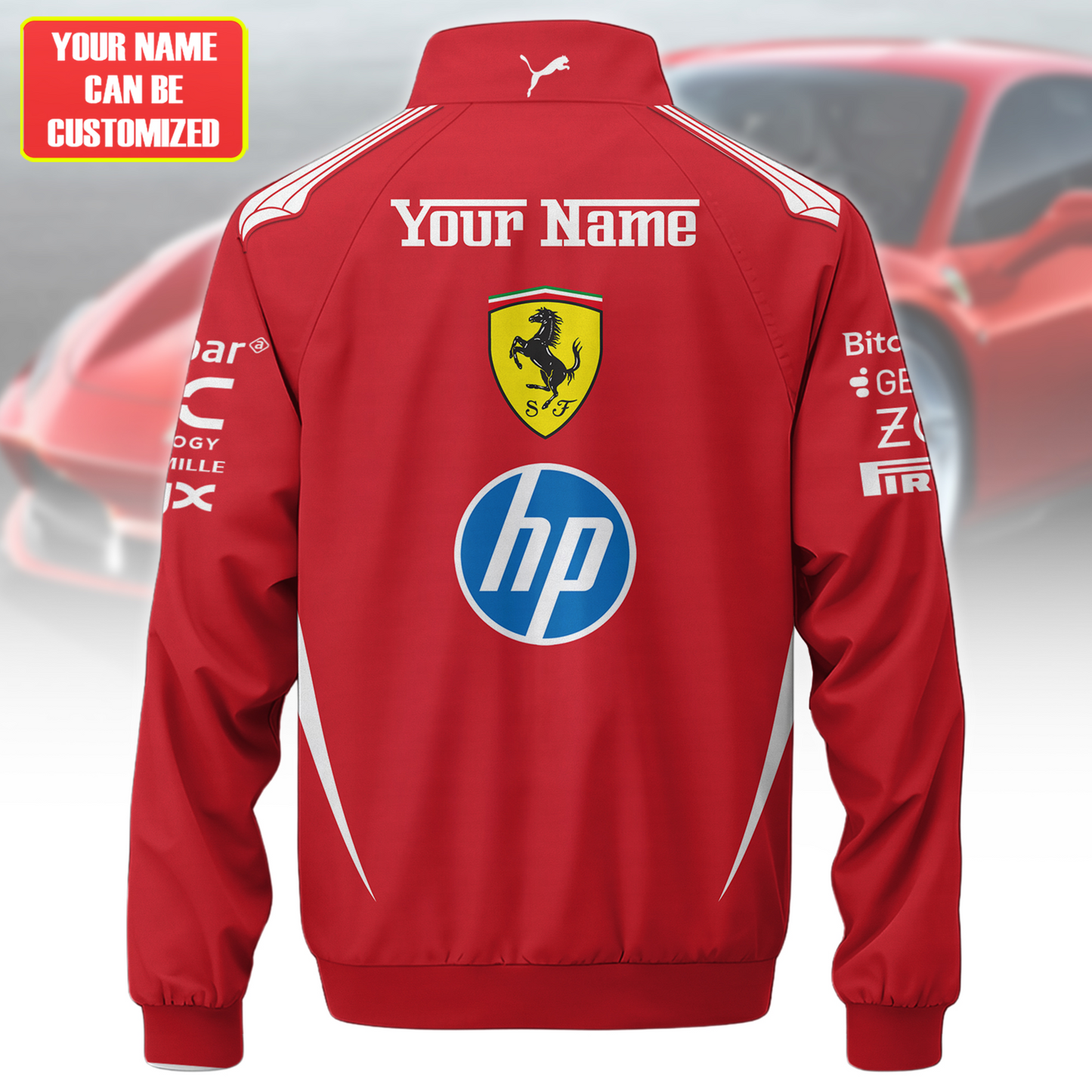 Personalized SF Team 2026 Zipper Stand Collar Jacket 3D