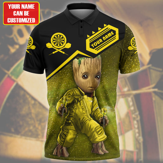 Personalized Name Gr Darts Galaxy Yellow Version All Over Printed Unisex Shirt Q050304
