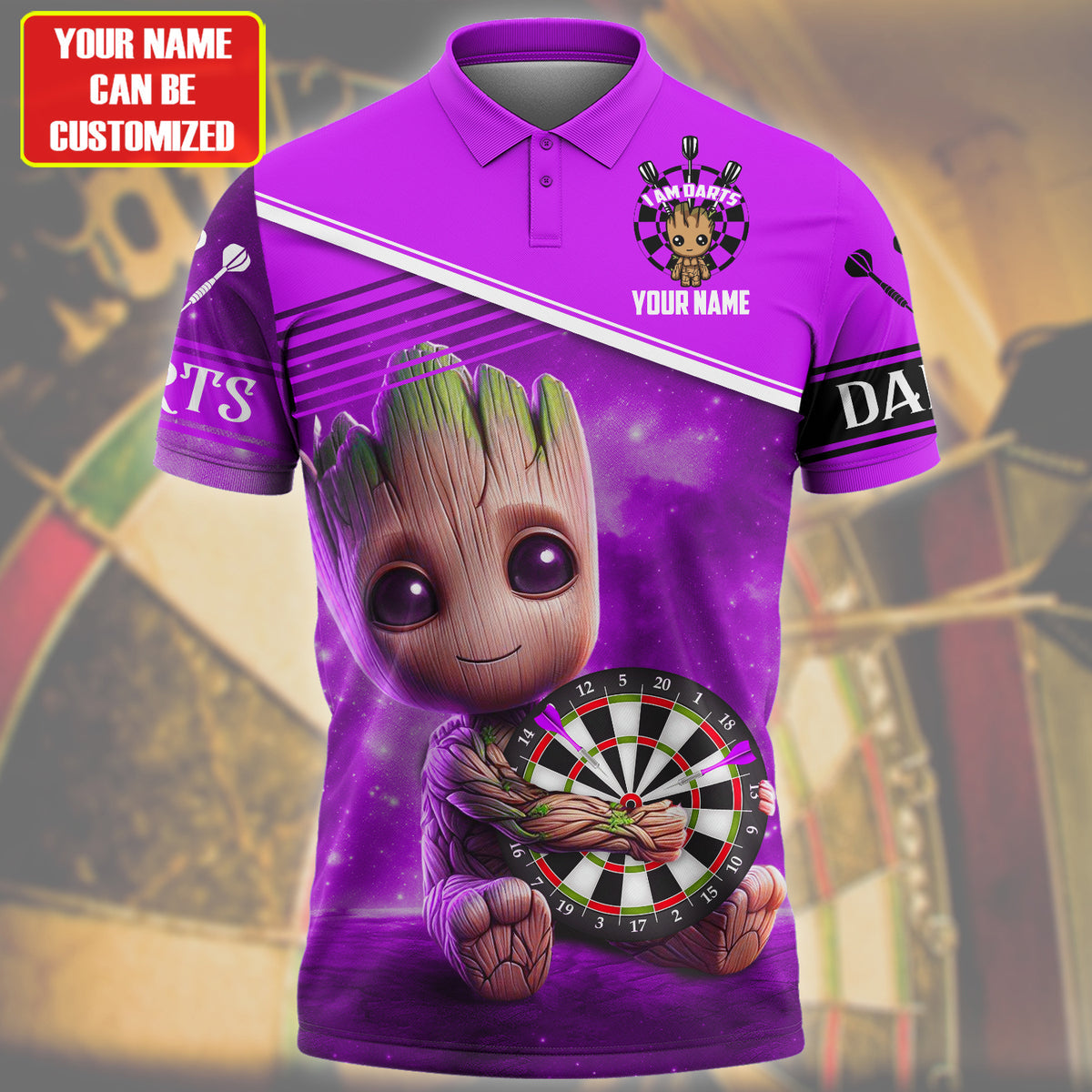 Personalized Name Gr Darts Q5 Purple Version All Over Printed Unisex Shirt Q050405