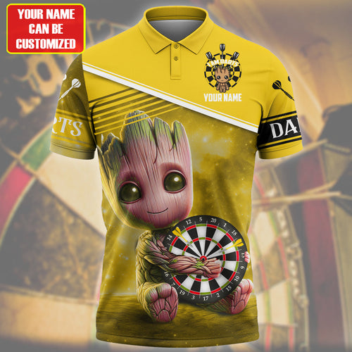 Personalized Name Gr Darts Q5 Yellow Version All Over Printed Unisex Shirt Q050405