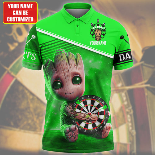 Personalized Name Gr Darts Galaxy Green Version All Over Printed Unisex Shirt Q050405