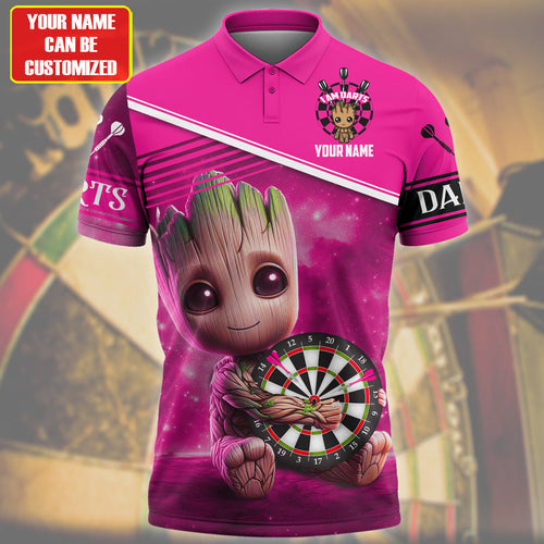 Personalized Name Gr Darts Galaxy Pink Version All Over Printed Unisex Shirt Q050405