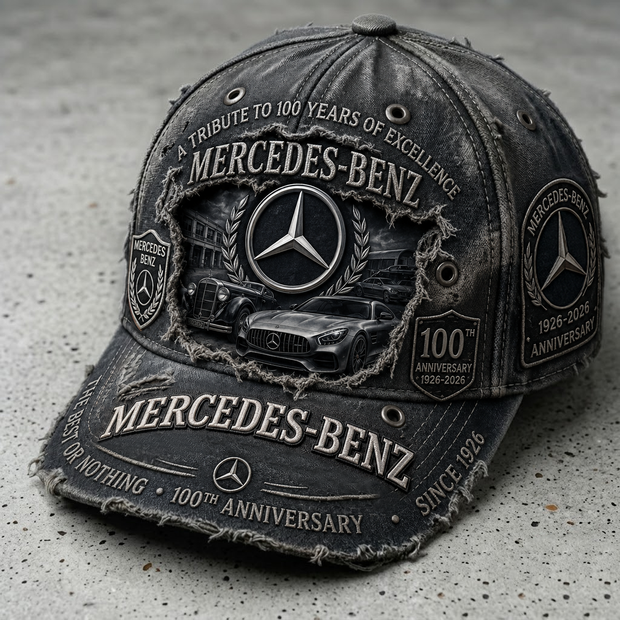 Merc Vintage 100th Anniversary Denim Classic Cap (1926-2026)