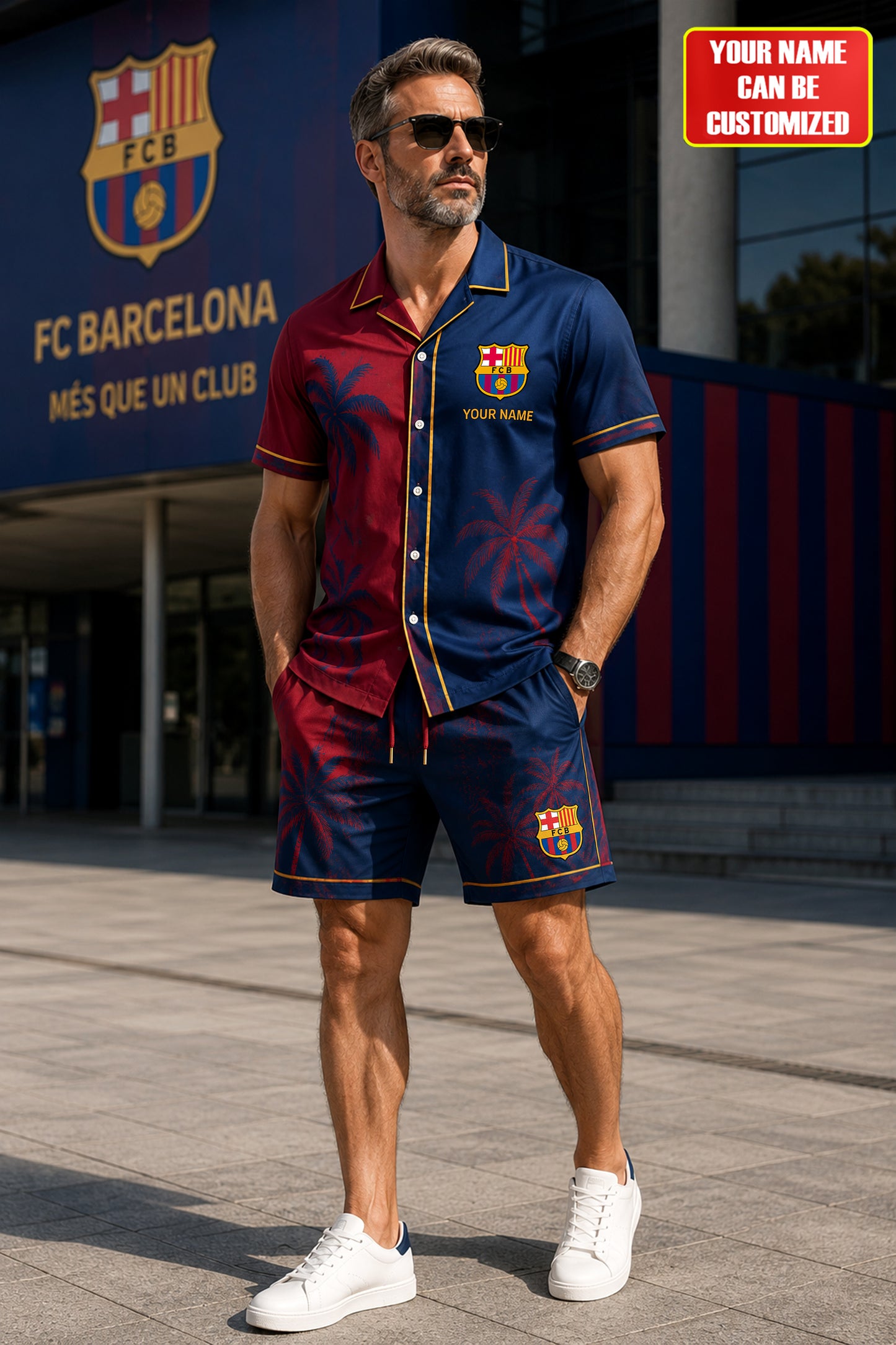 Personalized Barca FC Tropical 2026 All Over Printed Hawaii Shirt