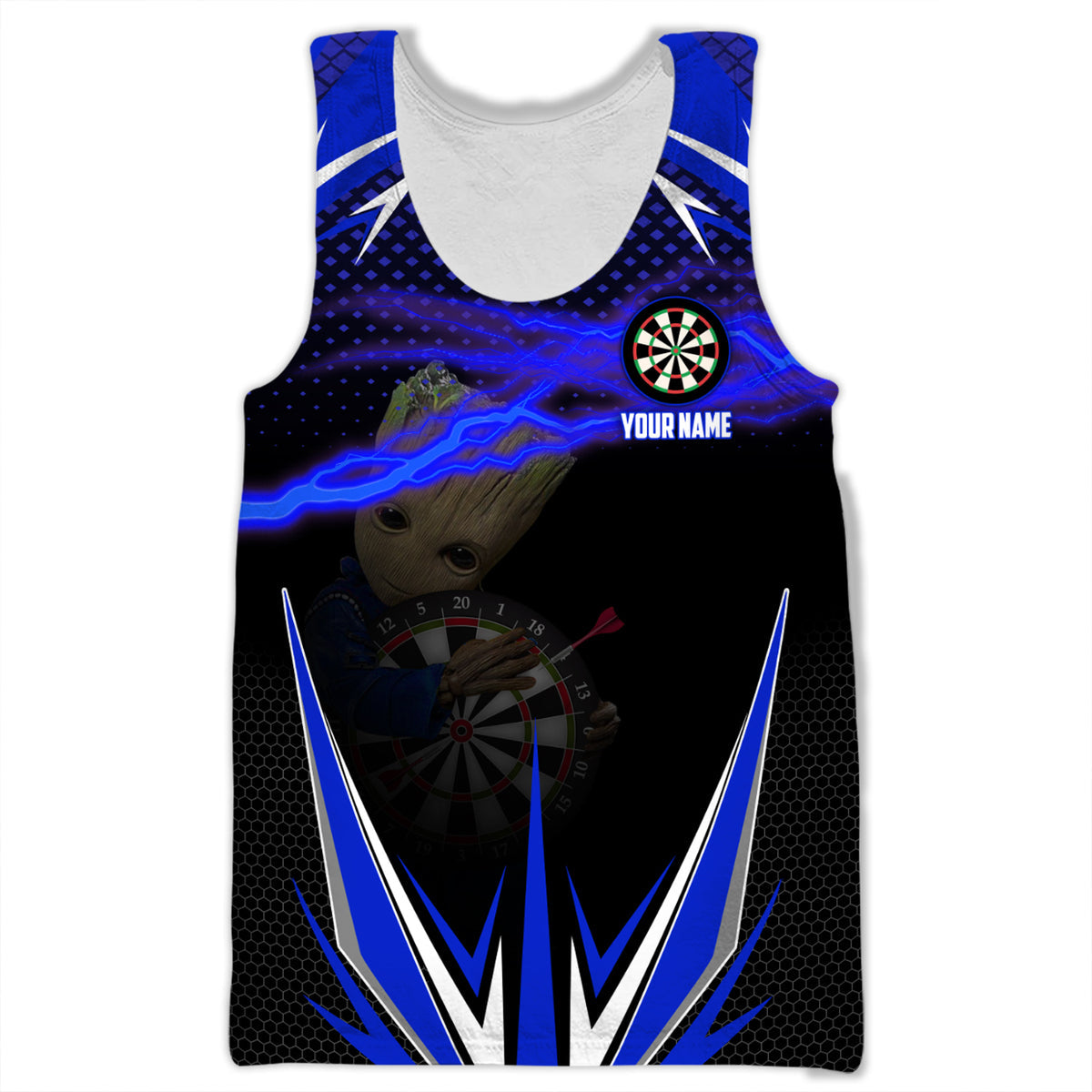 Personalized Name Gr Darts Blue Version All Over Printed Unisex Shirt Q060502