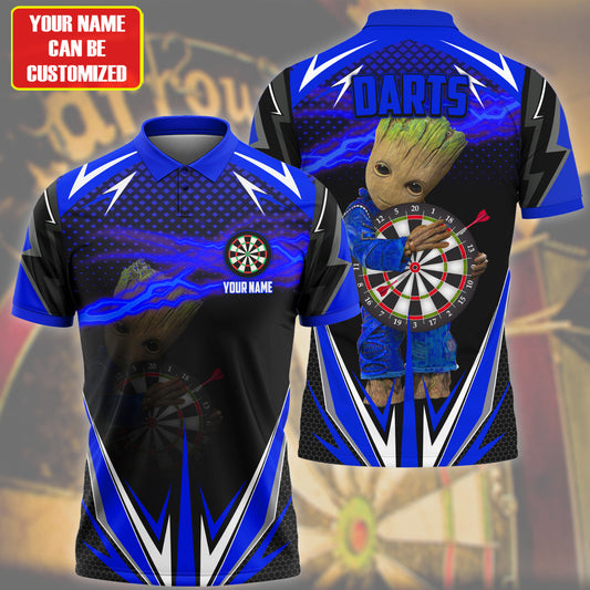 Personalized Name Gr Darts Blue Version All Over Printed Unisex Shirt Q060502