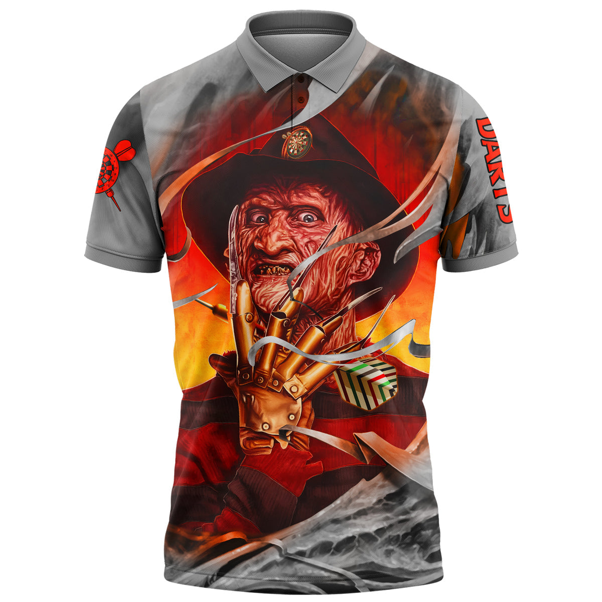 Personalized Name Halloween Darts Q2 All Over Printed Unisex Shirt Q060807