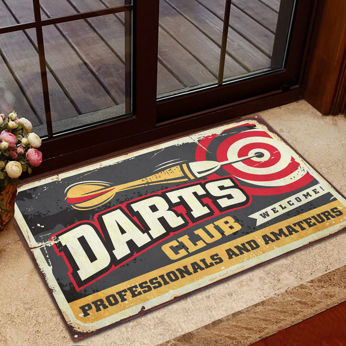 Welcome Darts Club Doormat Q061005