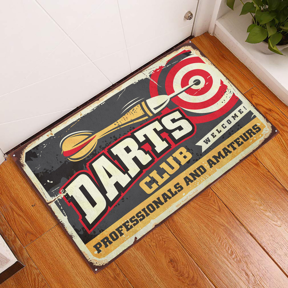 Welcome Darts Club Doormat Q061005