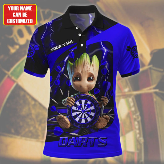 Personalized Name Gr Darts Blue Version All Over Printed Unisex Shirt Q061210
