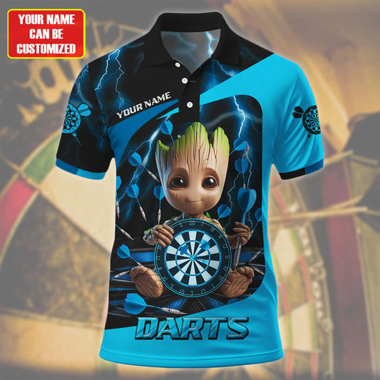 Personalized Name Gr Darts Teal Version All Over Printed Unisex Shirt Q061210