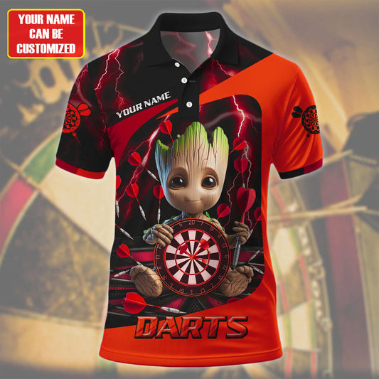 Personalized Name Gr Darts Red Version All Over Printed Unisex Shirt Q061210