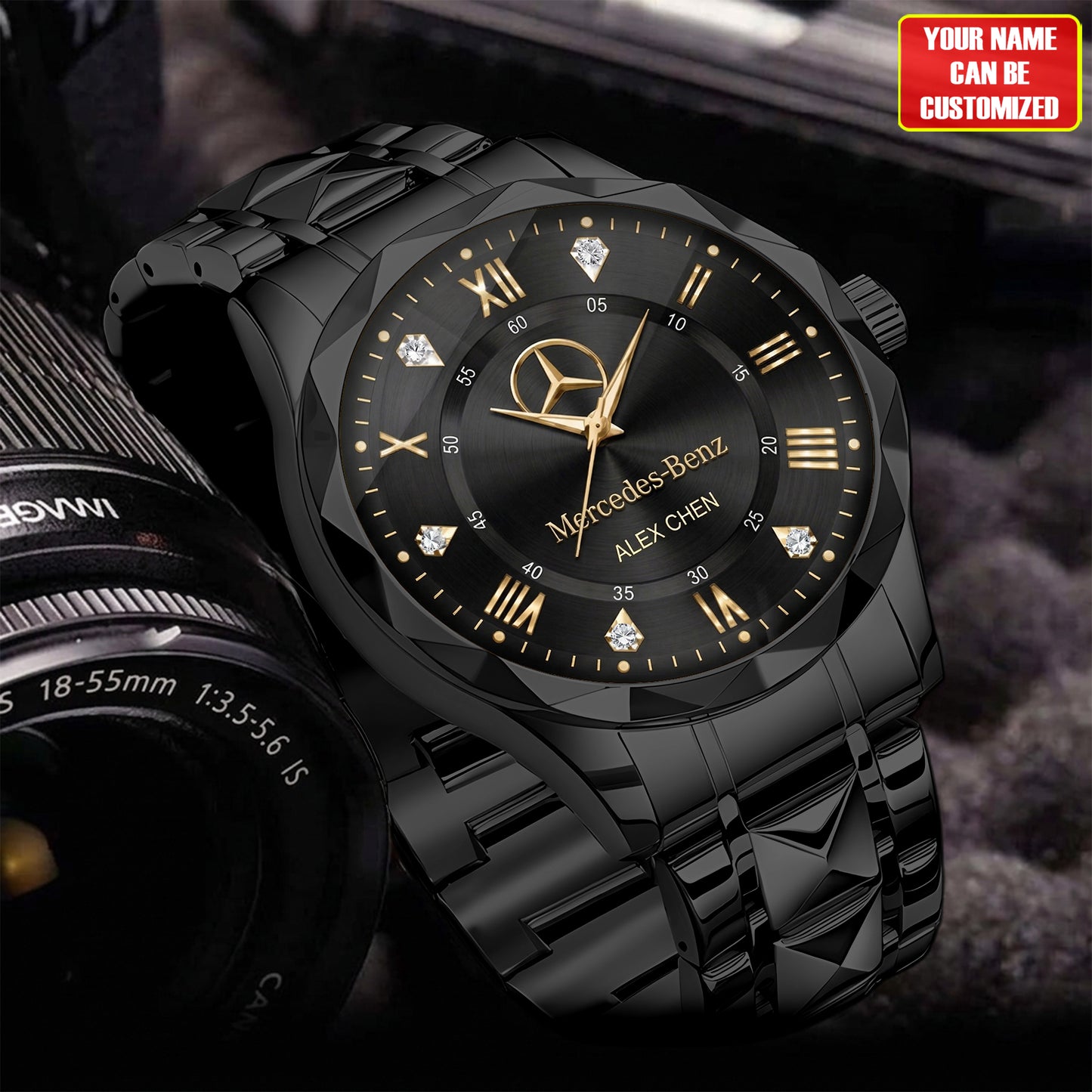 Personalized Merc Gentlemen Luxury Alloy Charley Watch