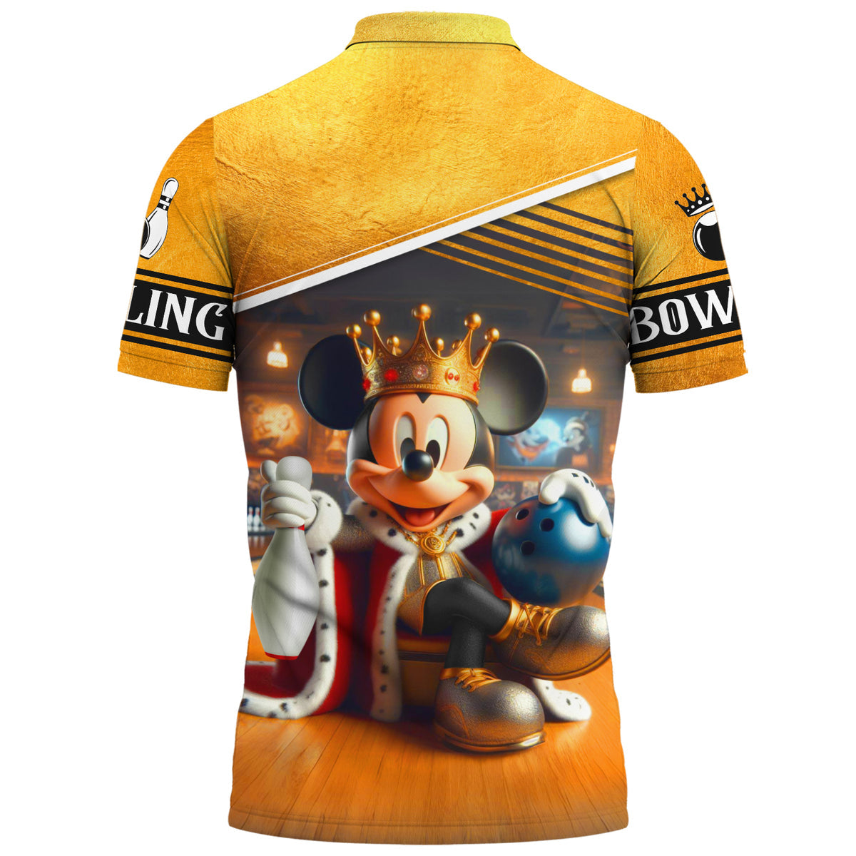 Personalized Name King Mk Bowling All Over Printed Unisex Shirt Q070502