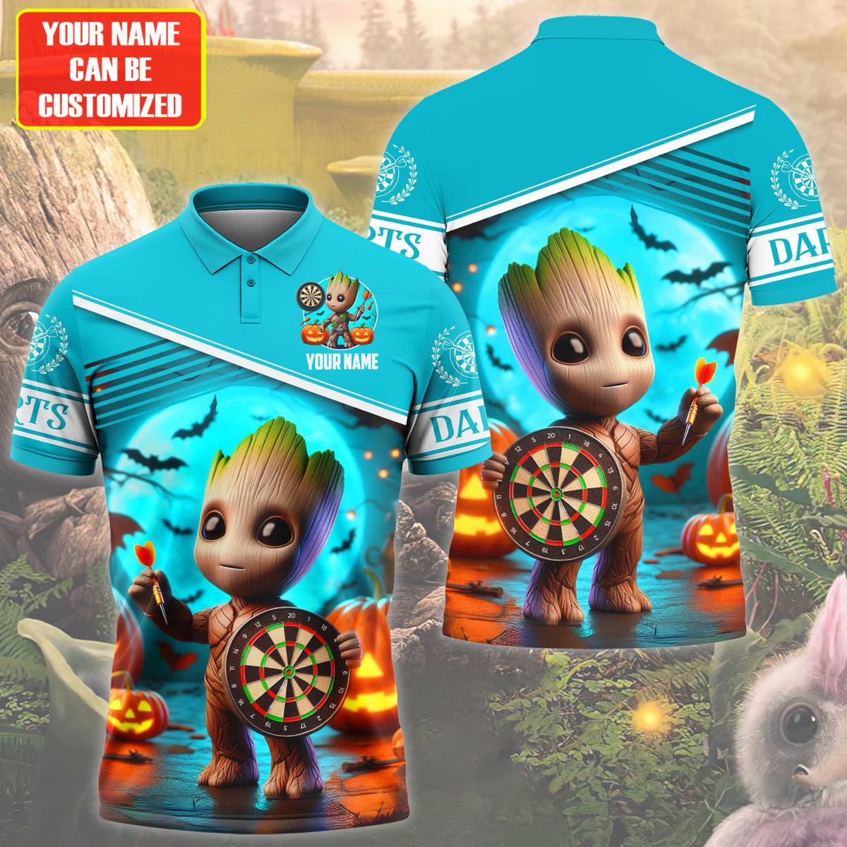 Personalized Name Gr Darts Halloween Q2 All Over Printed Unisex Shirt Q070802