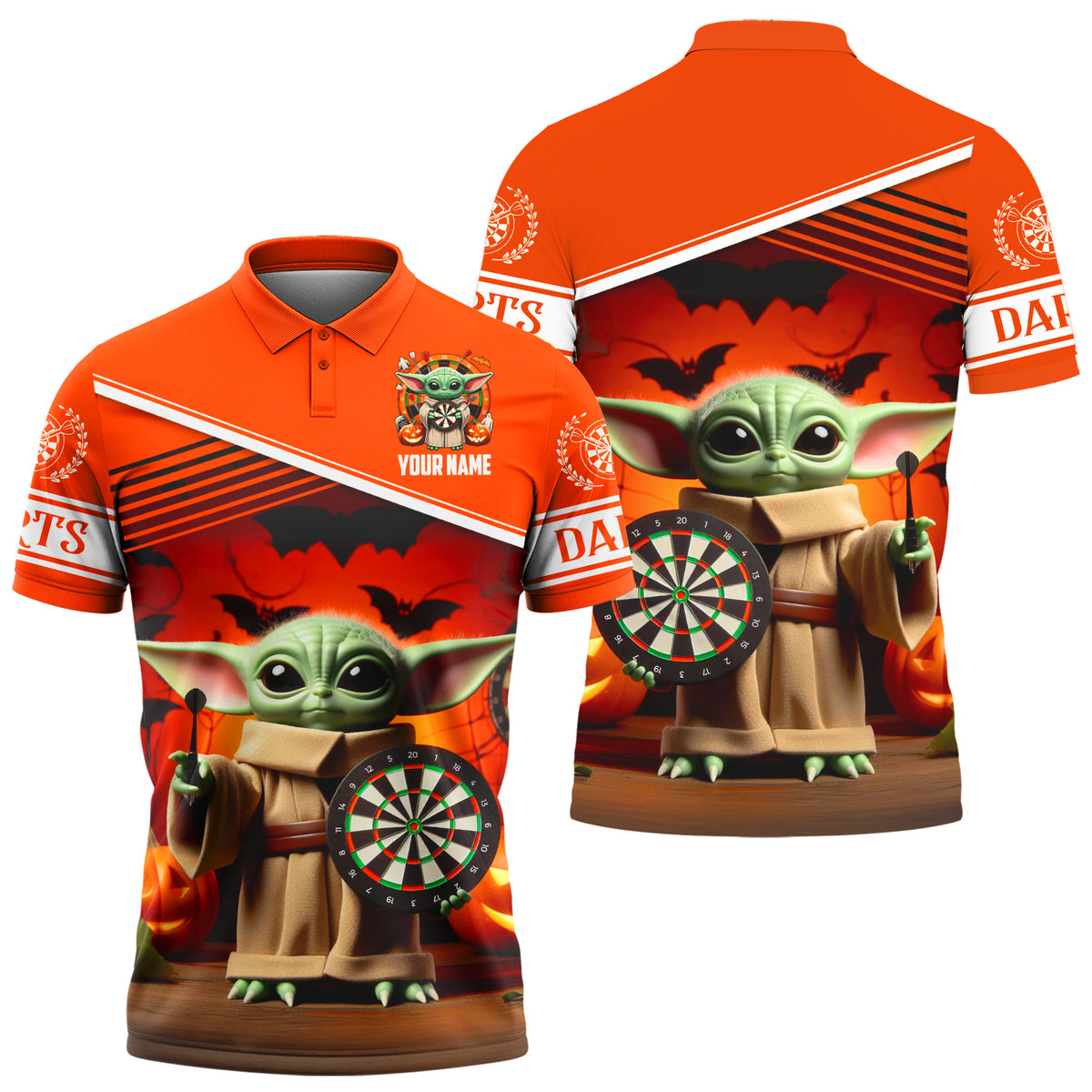 Personalized Name Yd Darts Halloween All Over Printed Unisex Shirt Q070803