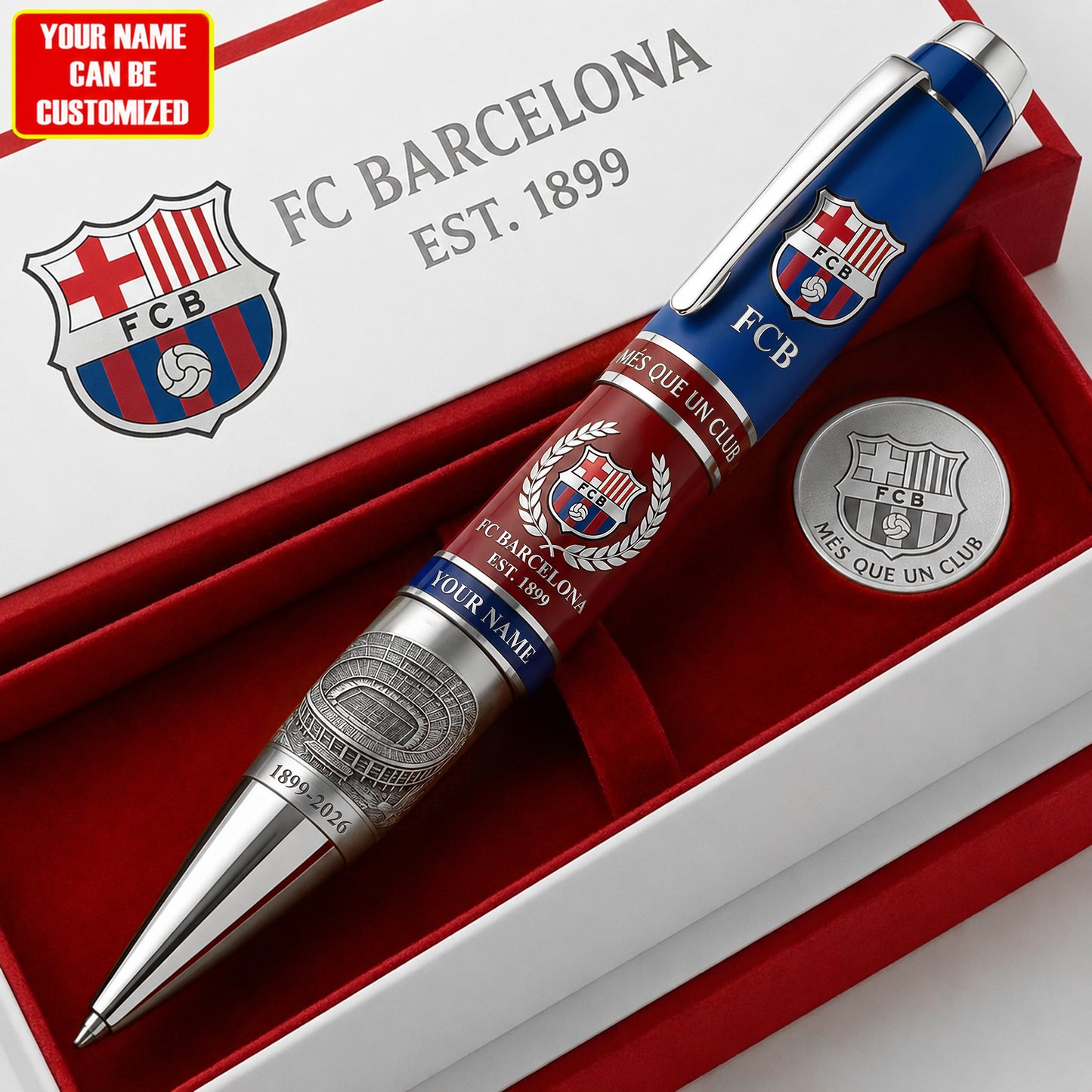 Barca FC 2026 Personalized Edition Luxury Ballpoint Pen (1899-2026)