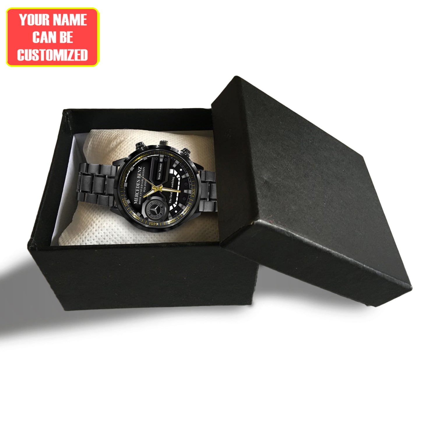 Merc 100th Anniversary Edition Luxury Stainless Steel Watch (1926-2026)