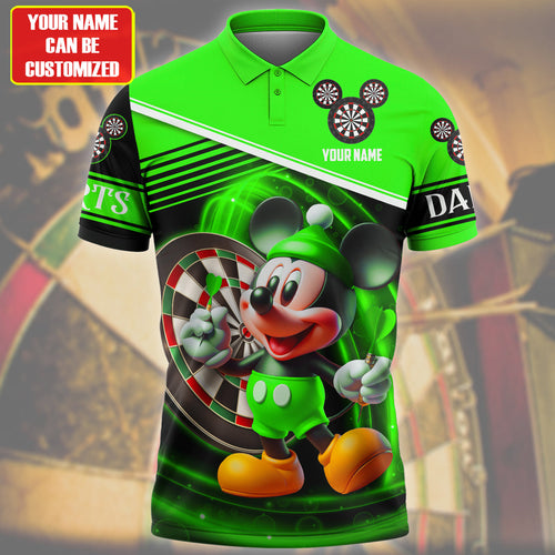 Personalized Name Mk Darts Q5 Green Version All Over Printed Unisex Shirt Q080403