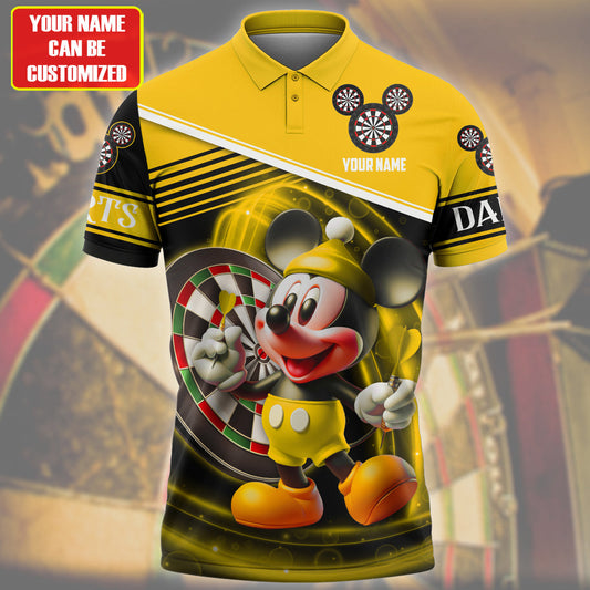Personalized Name Mk Darts Q5 Yellow Version All Over Printed Unisex Shirt Q080403