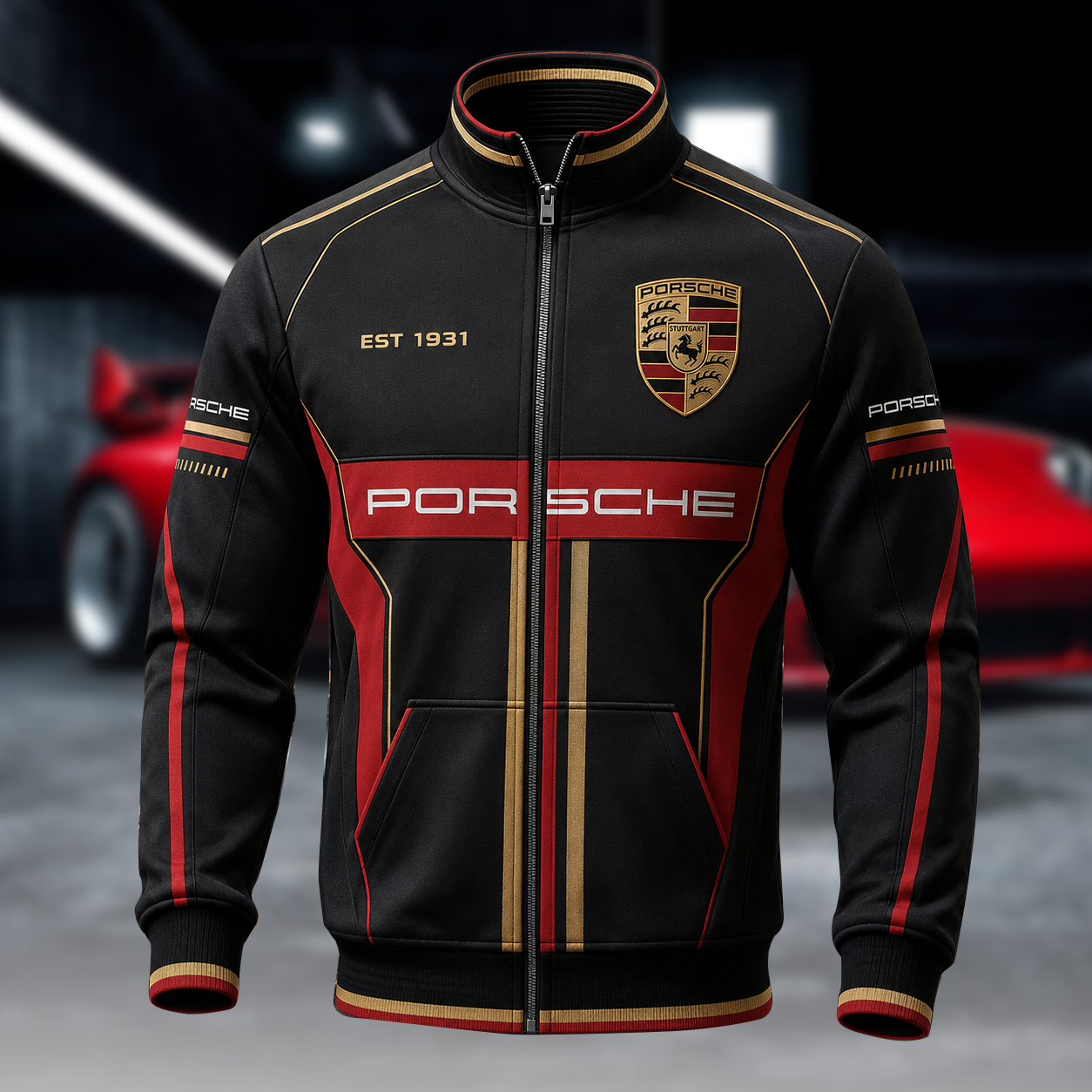 Personalized Pors EST 1931 Sport Baseball Jacket