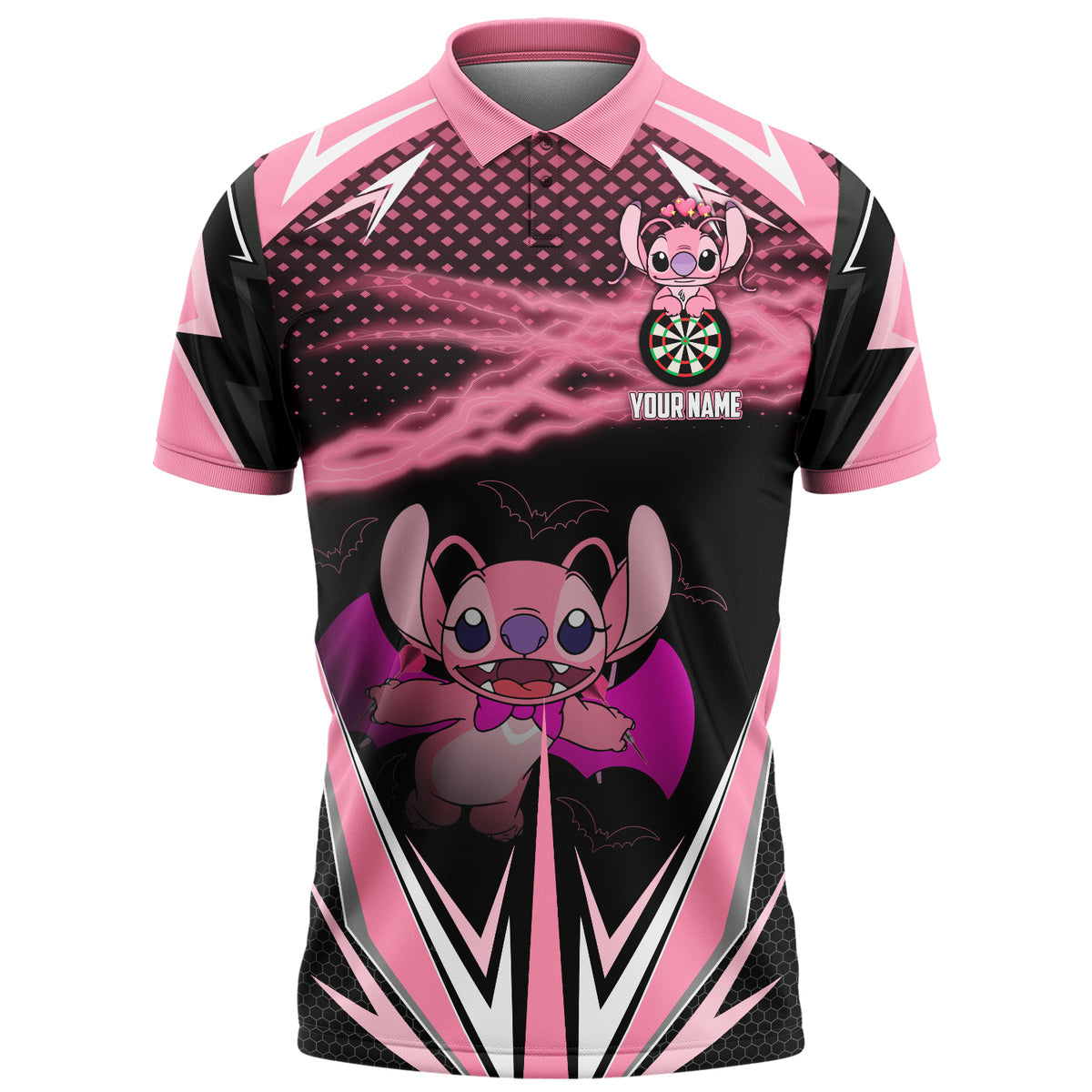 Personalized Name Angel Darts Halloween All Over Printed Unisex Shirt Q080807