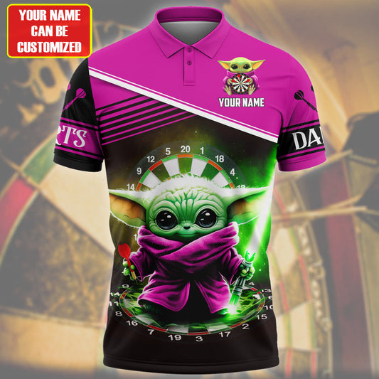 Personalized Name Yd Darts Q4 Pink Version All Over Printed Unisex Shirt Q090303