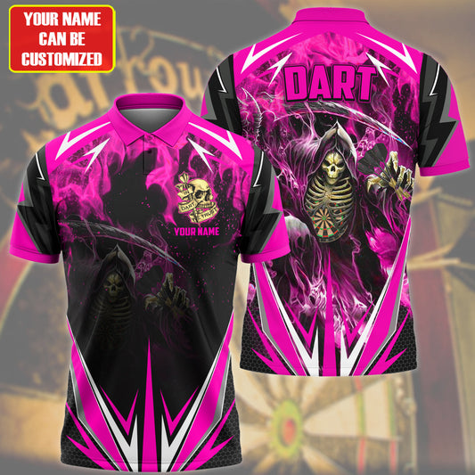 Personalized Name Reaper Darts Pink Version All Over Printed Unisex Shirt Q090603