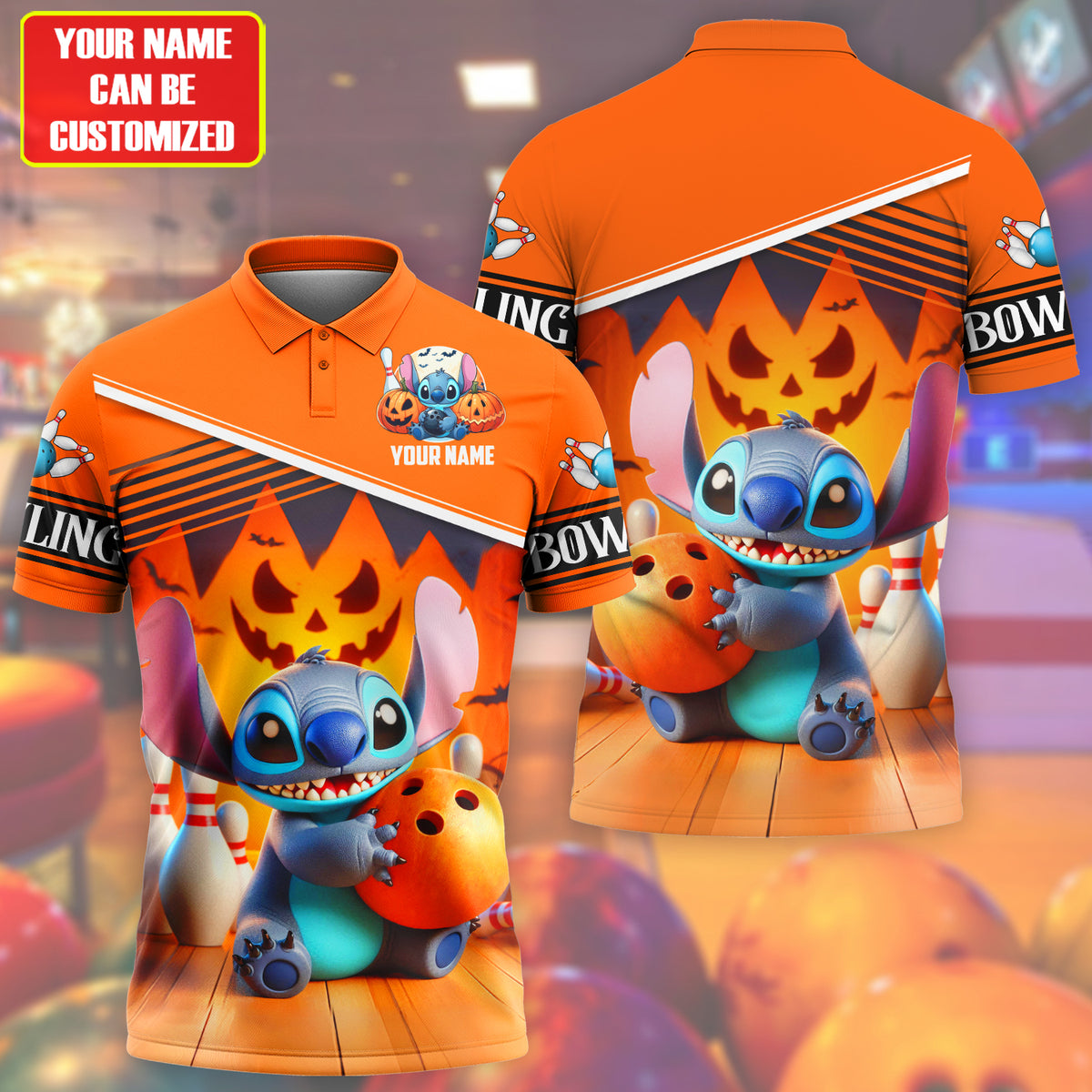 Personalized St Bowling Halloween All Over Printed Unisex Shirt Q090802