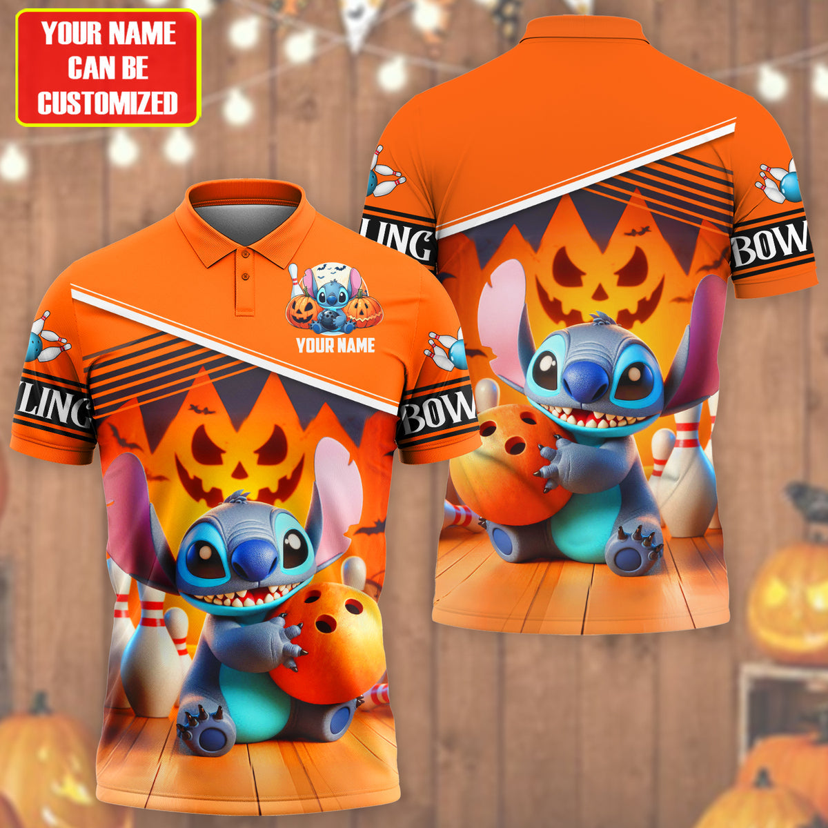 Personalized St Bowling Halloween All Over Printed Unisex Shirt Q090802