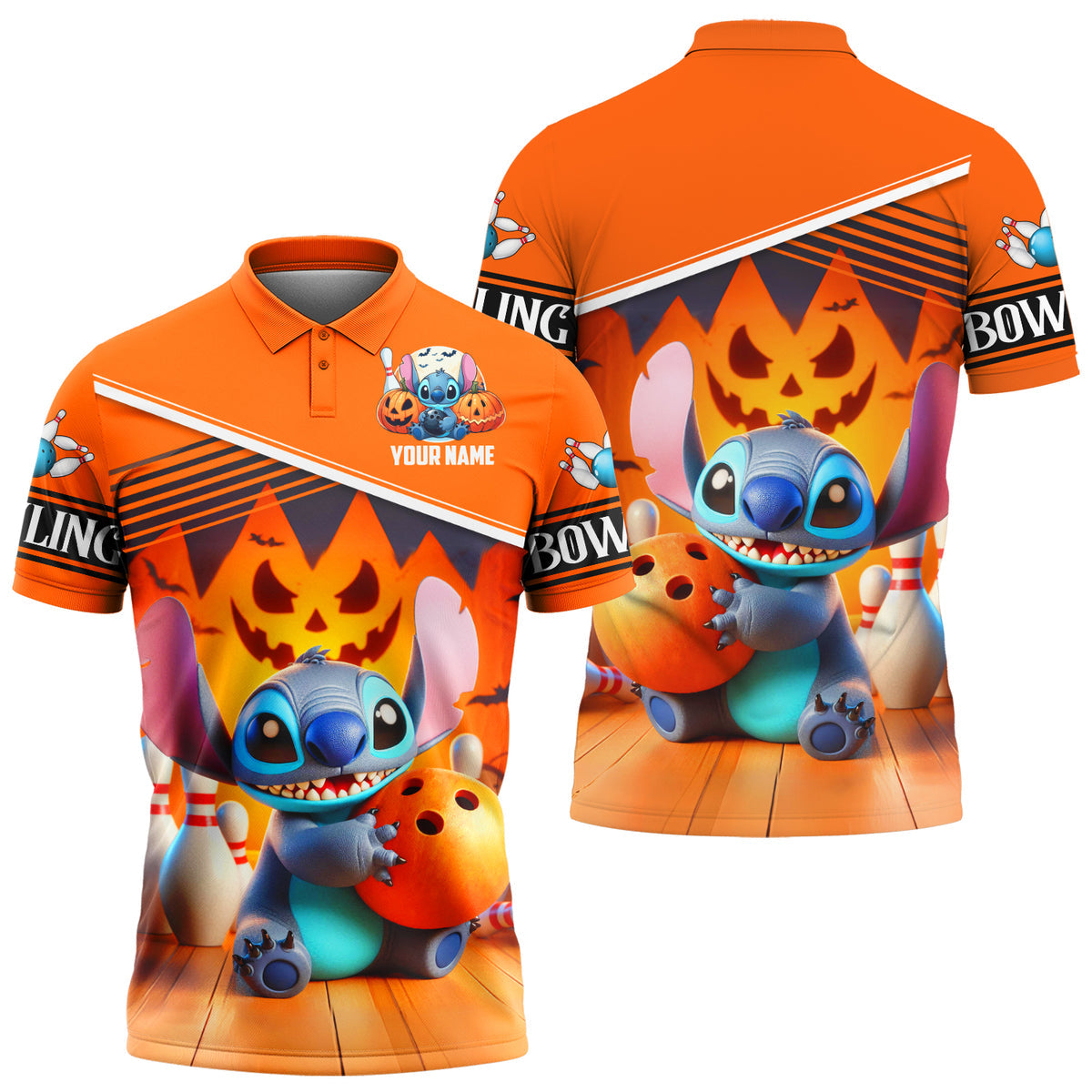 Personalized St Bowling Halloween All Over Printed Unisex Shirt Q090802