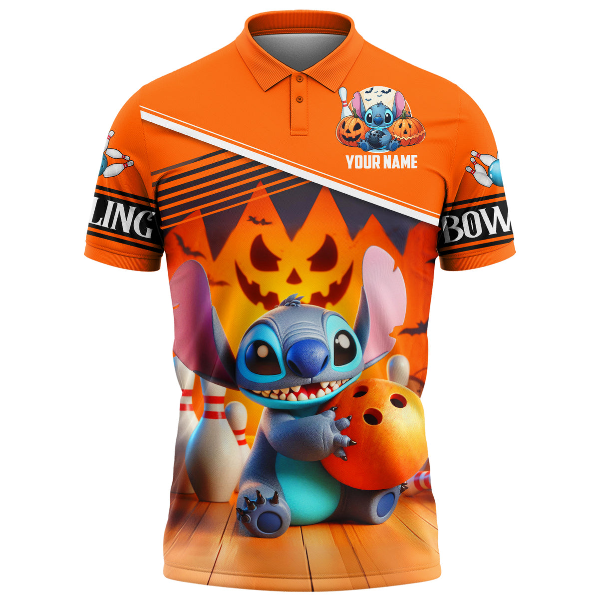 Personalized St Bowling Halloween All Over Printed Unisex Shirt Q090802